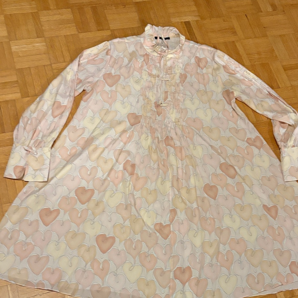 SLY010 Heart Pattern  dress